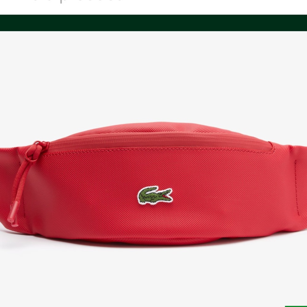 Lacoste Red Belt Bag-Unisex